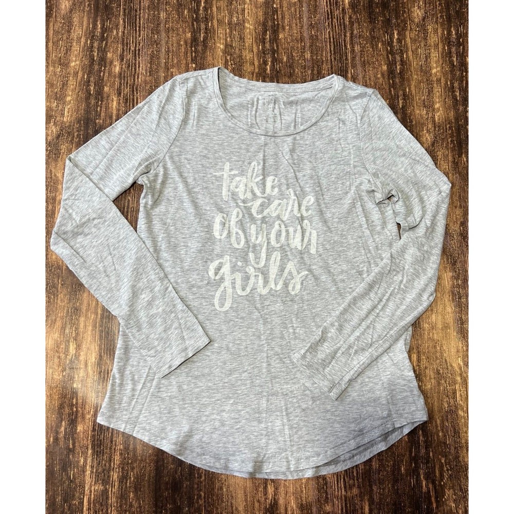 Aerie Real Soft Graphic Long Sleeve Shirt Medium